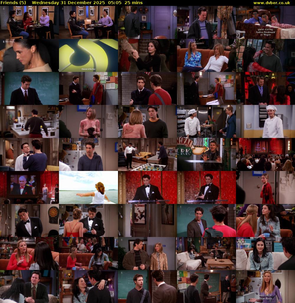 Friends (5) Wednesday 31 December 2025 05:05 - 05:30