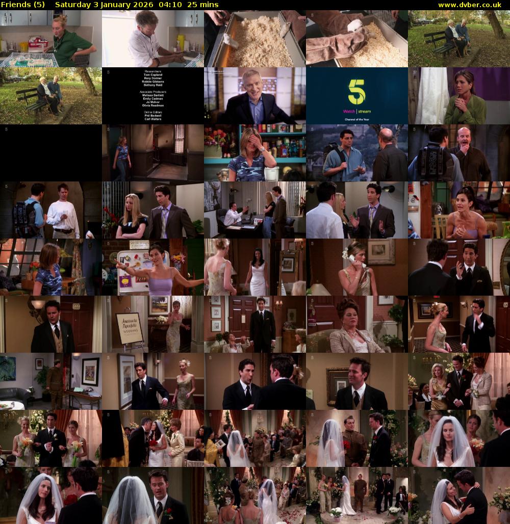 Friends (5) Saturday 3 January 2026 04:10 - 04:35