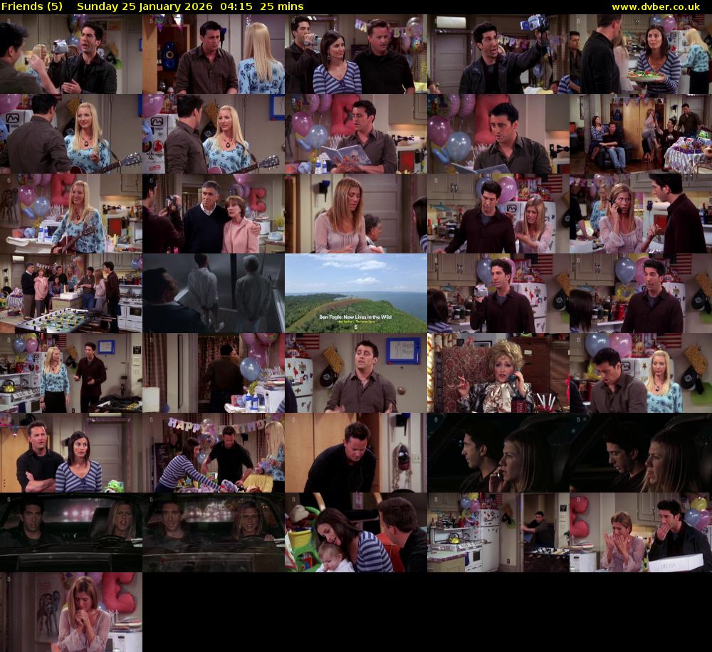 Friends (5) Sunday 25 January 2026 04:15 - 04:40