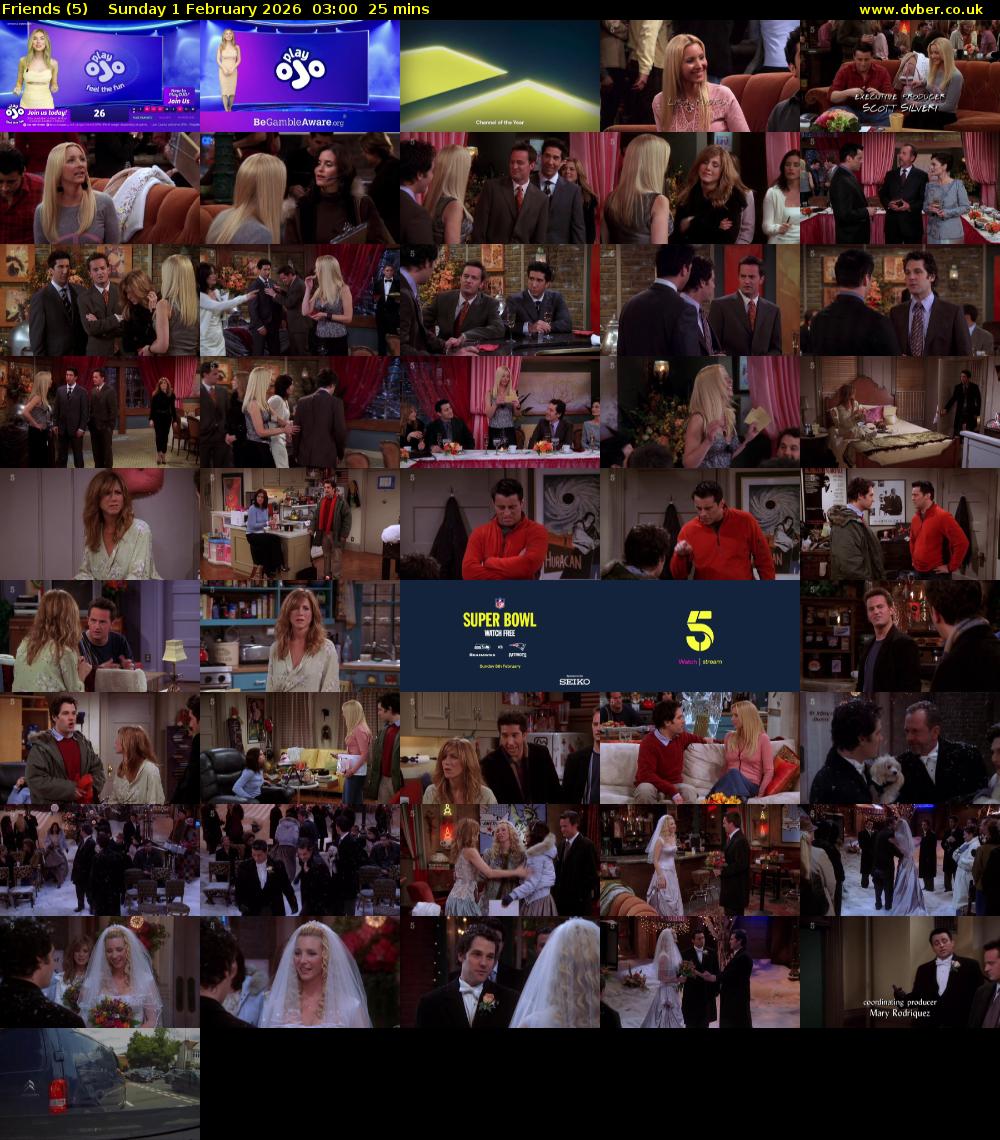 Friends (5) Sunday 1 February 2026 03:00 - 03:25