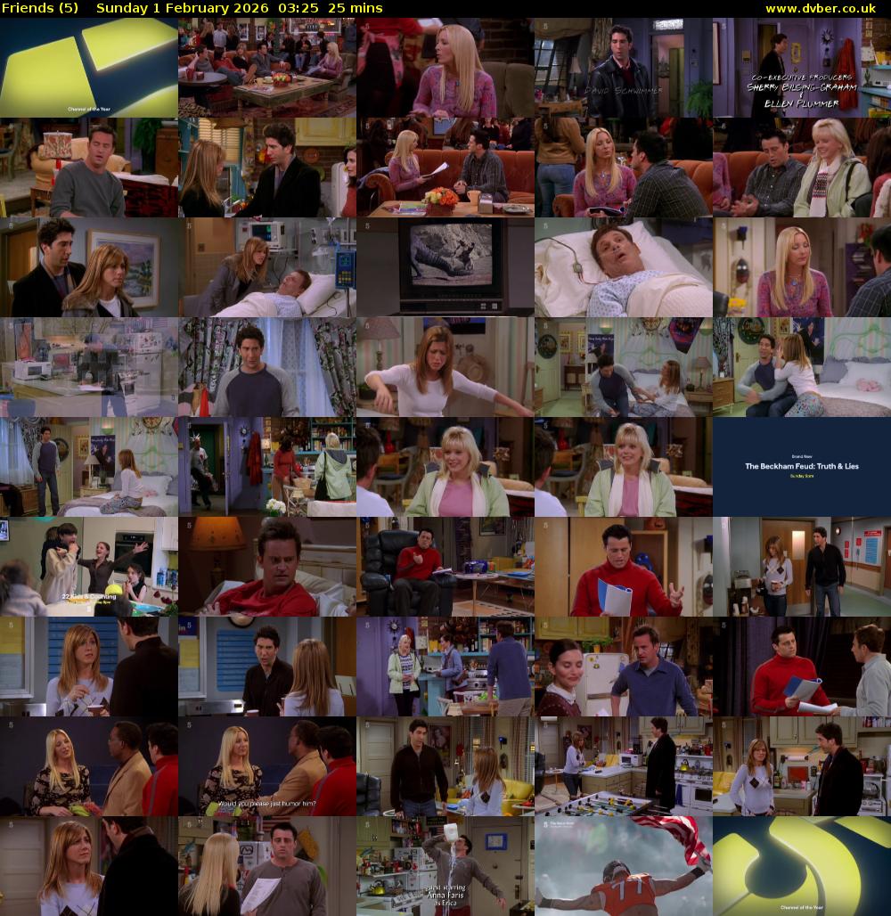 Friends (5) Sunday 1 February 2026 03:25 - 03:50