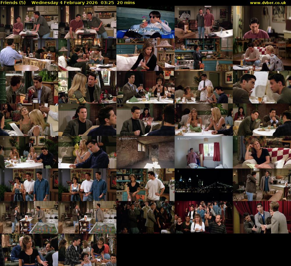 Friends (5) Wednesday 4 February 2026 03:25 - 03:45