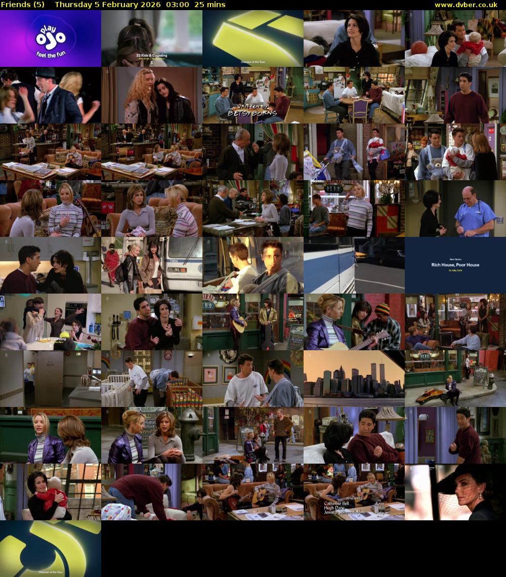 Friends (5) Thursday 5 February 2026 03:00 - 03:25