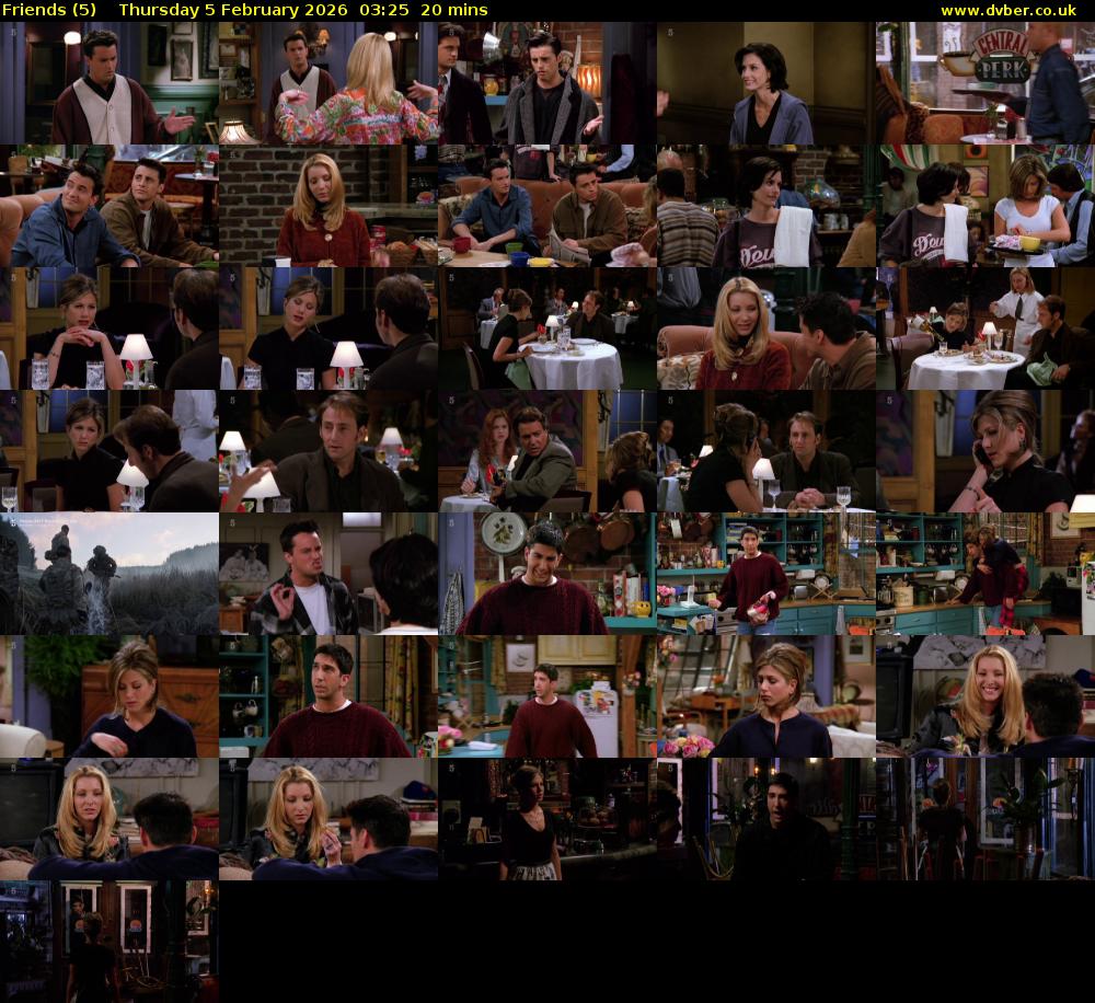 Friends (5) Thursday 5 February 2026 03:25 - 03:45