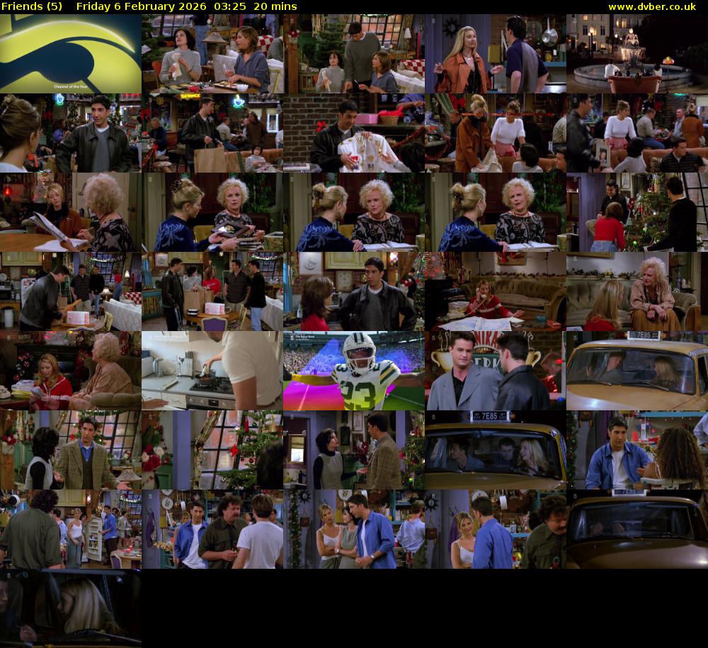 Friends (5) Friday 6 February 2026 03:25 - 03:45