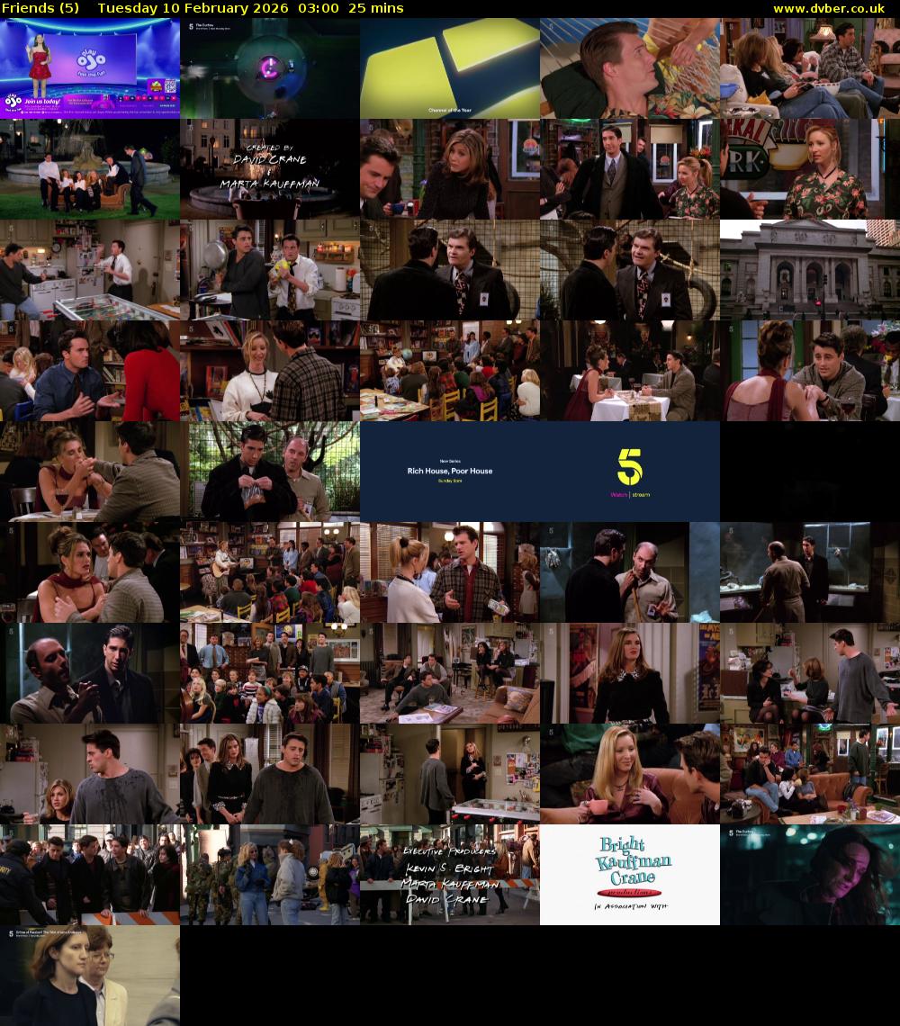 Friends (5) Tuesday 10 February 2026 03:00 - 03:25