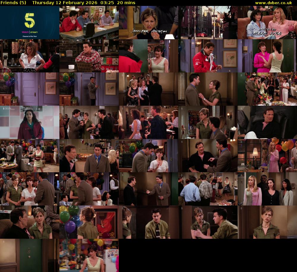 Friends (5) Thursday 12 February 2026 03:25 - 03:45