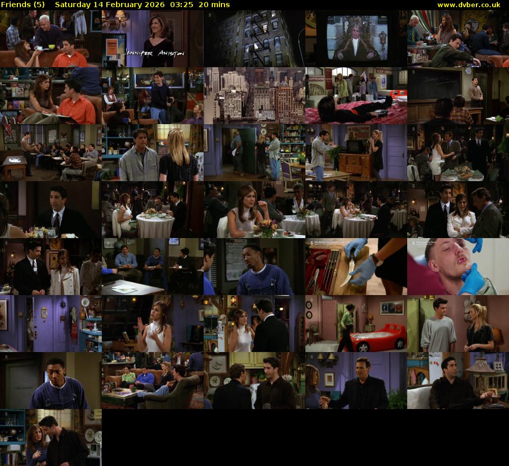 Friends (5) Saturday 14 February 2026 03:25 - 03:45