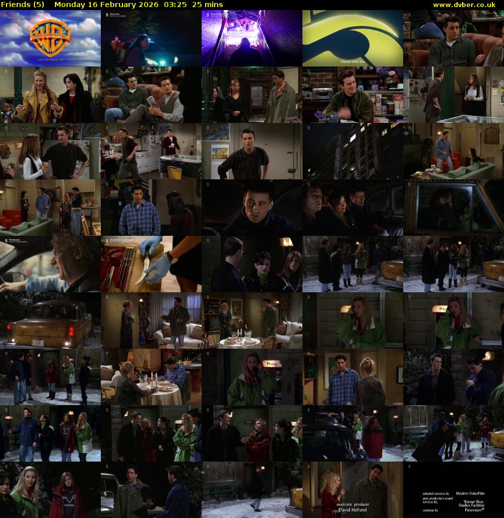Friends (5) Monday 16 February 2026 03:25 - 03:50