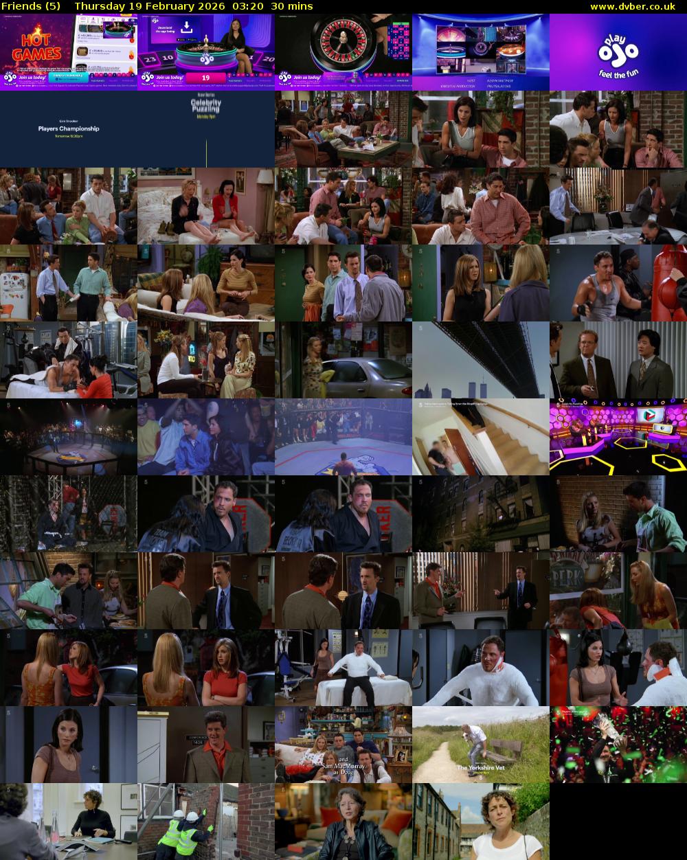 Friends (5) Thursday 19 February 2026 03:20 - 03:50