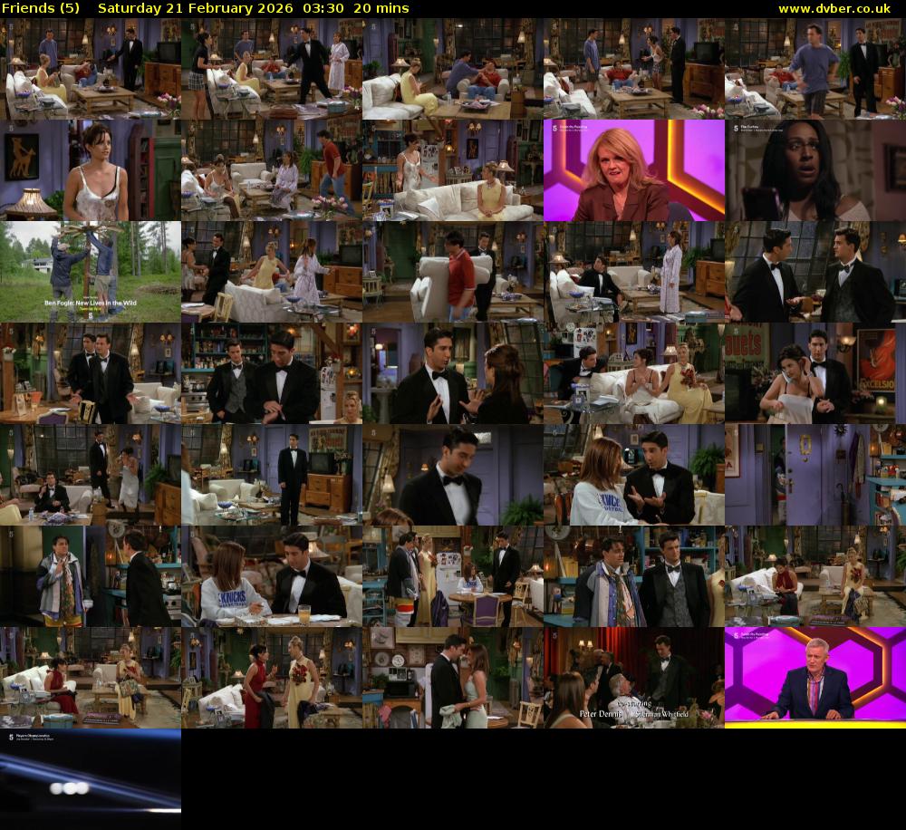 Friends (5) Saturday 21 February 2026 03:30 - 03:50