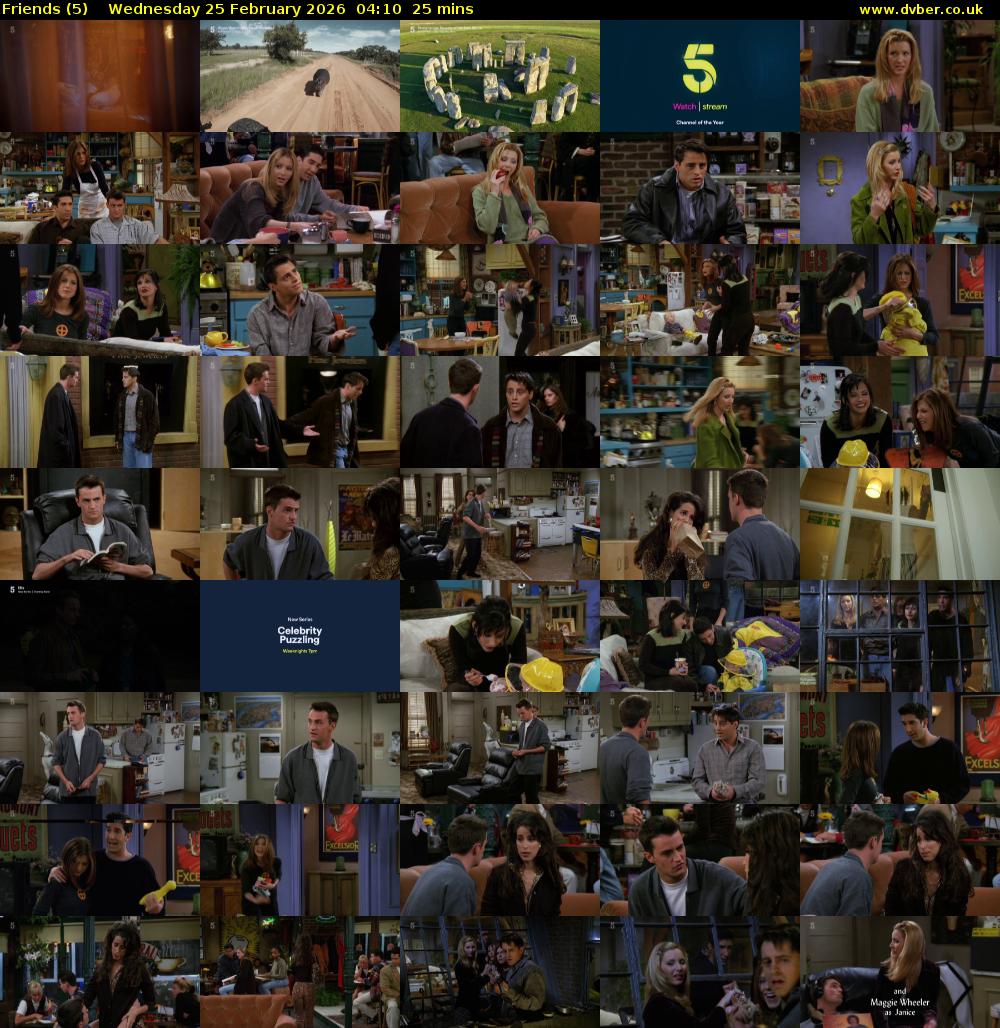 Friends (5) Wednesday 25 February 2026 04:10 - 04:35