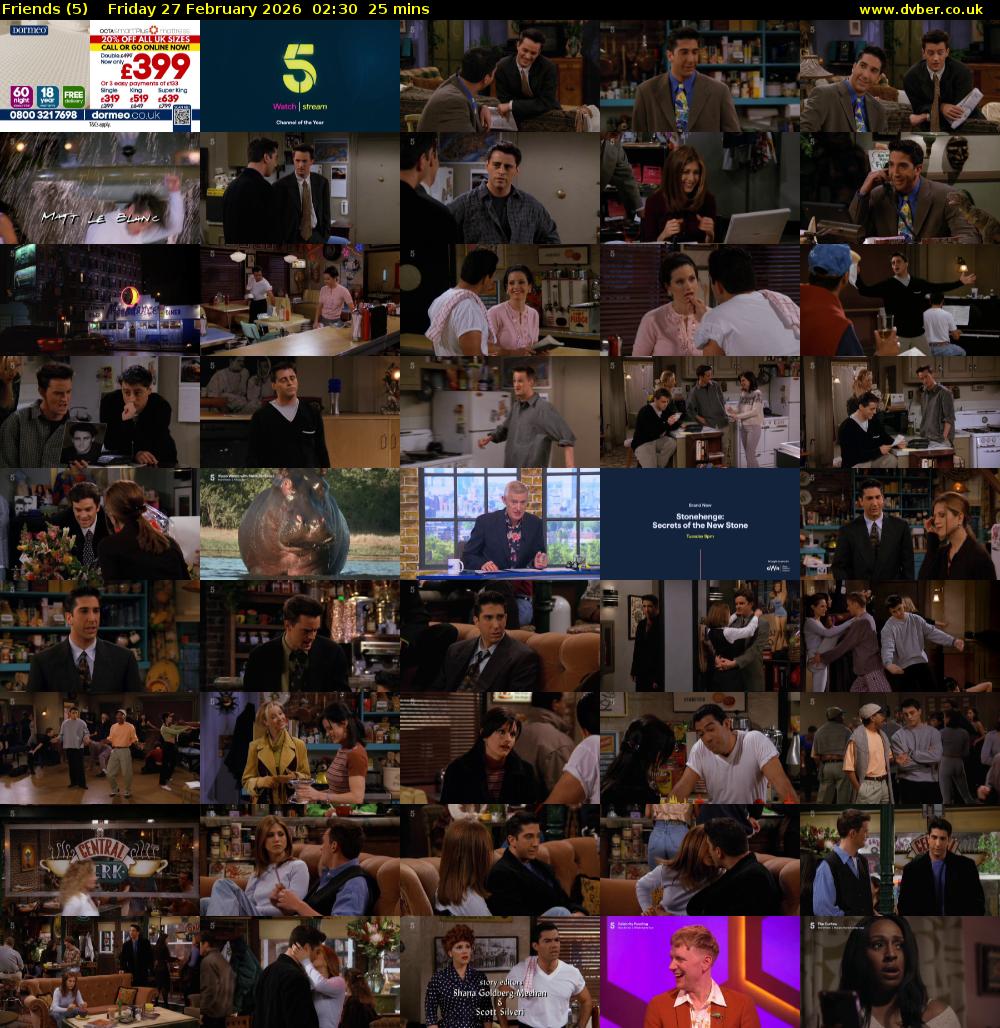 Friends (5) Friday 27 February 2026 02:30 - 02:55