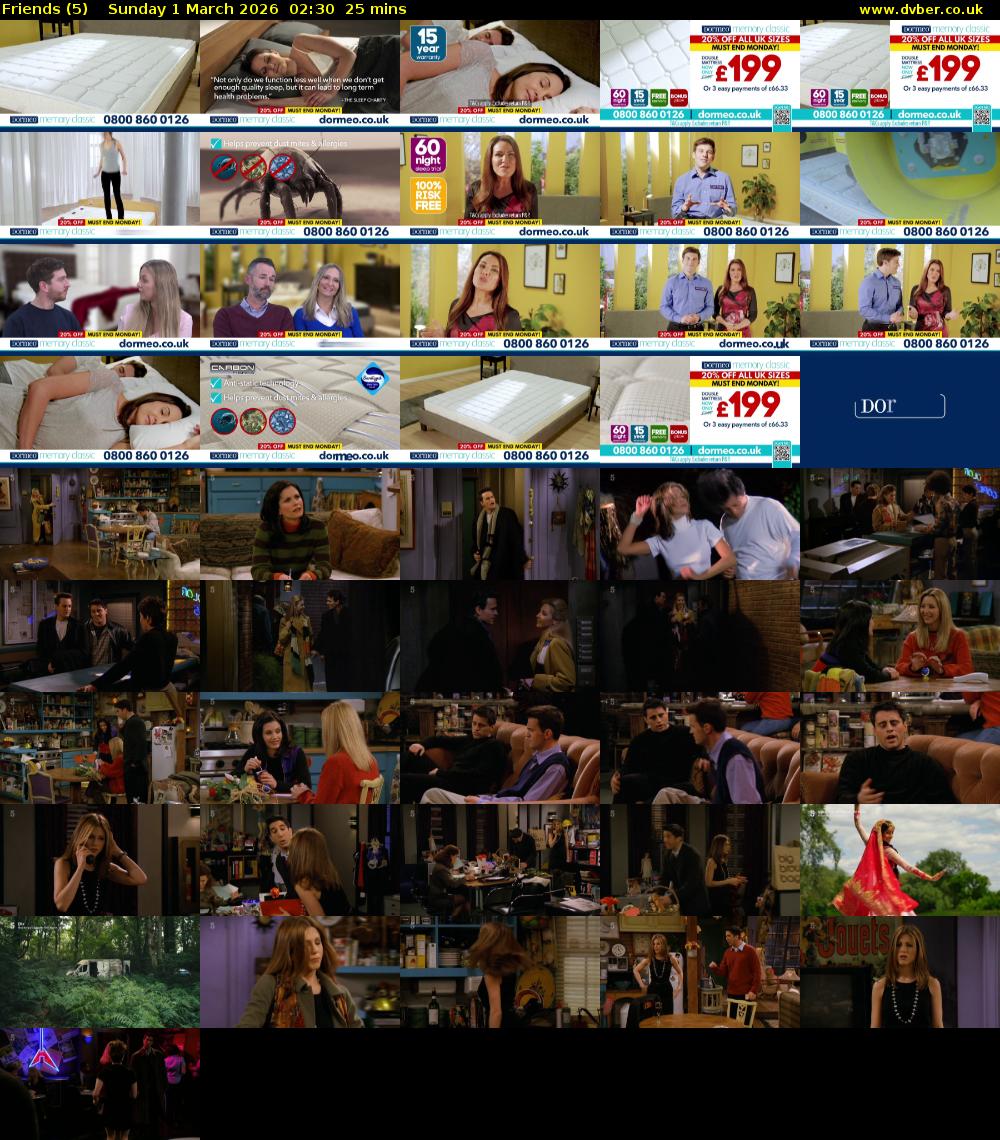 Friends (5) Sunday 1 March 2026 02:30 - 02:55