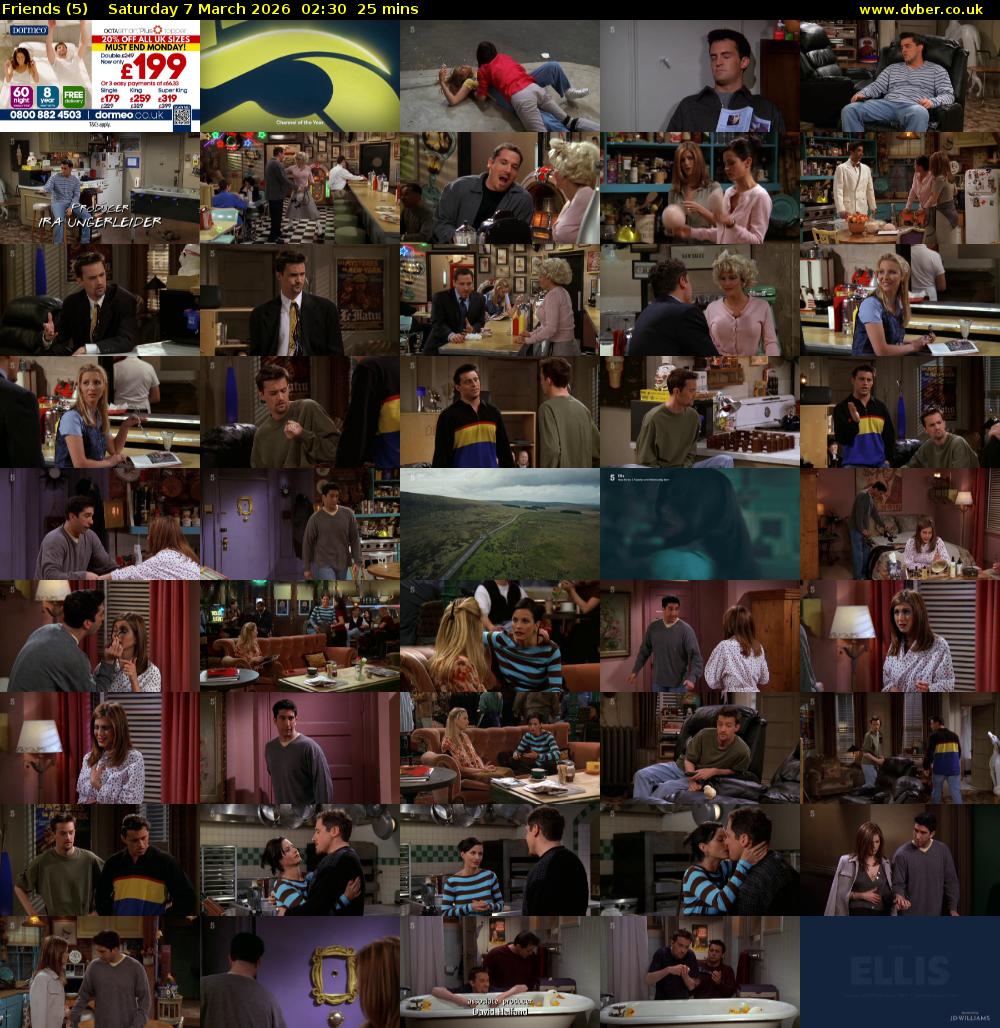 Friends (5) Saturday 7 March 2026 02:30 - 02:55