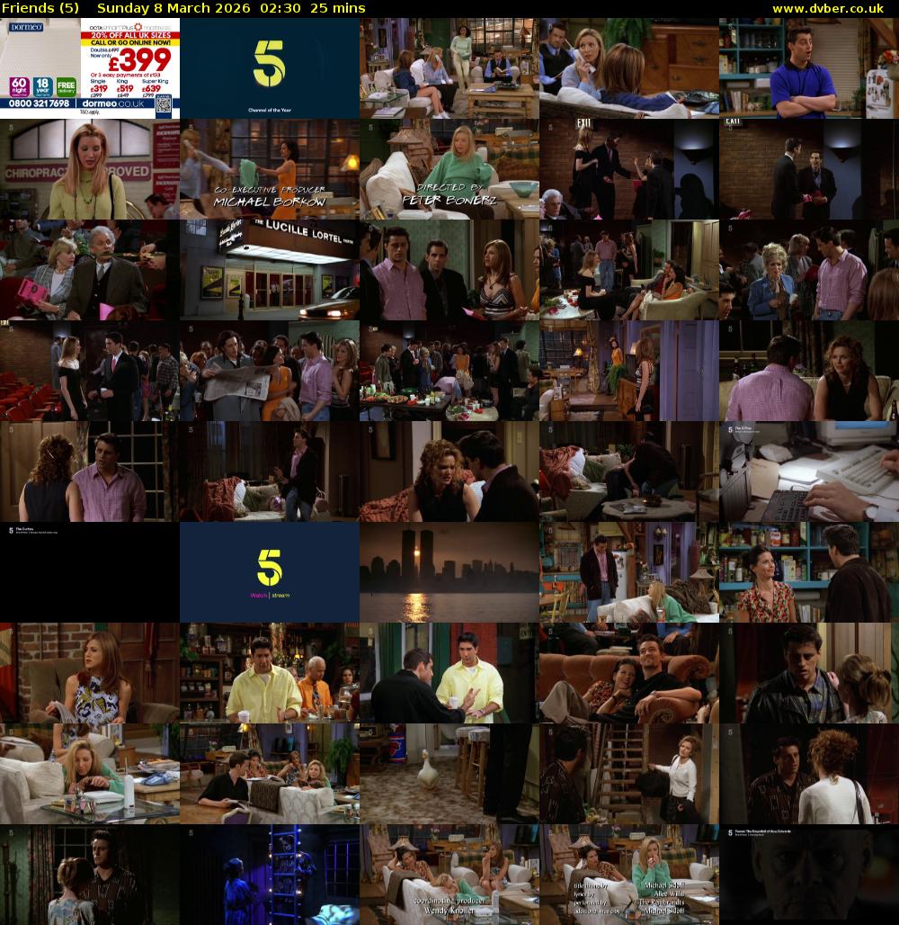 Friends (5) Sunday 8 March 2026 02:30 - 02:55
