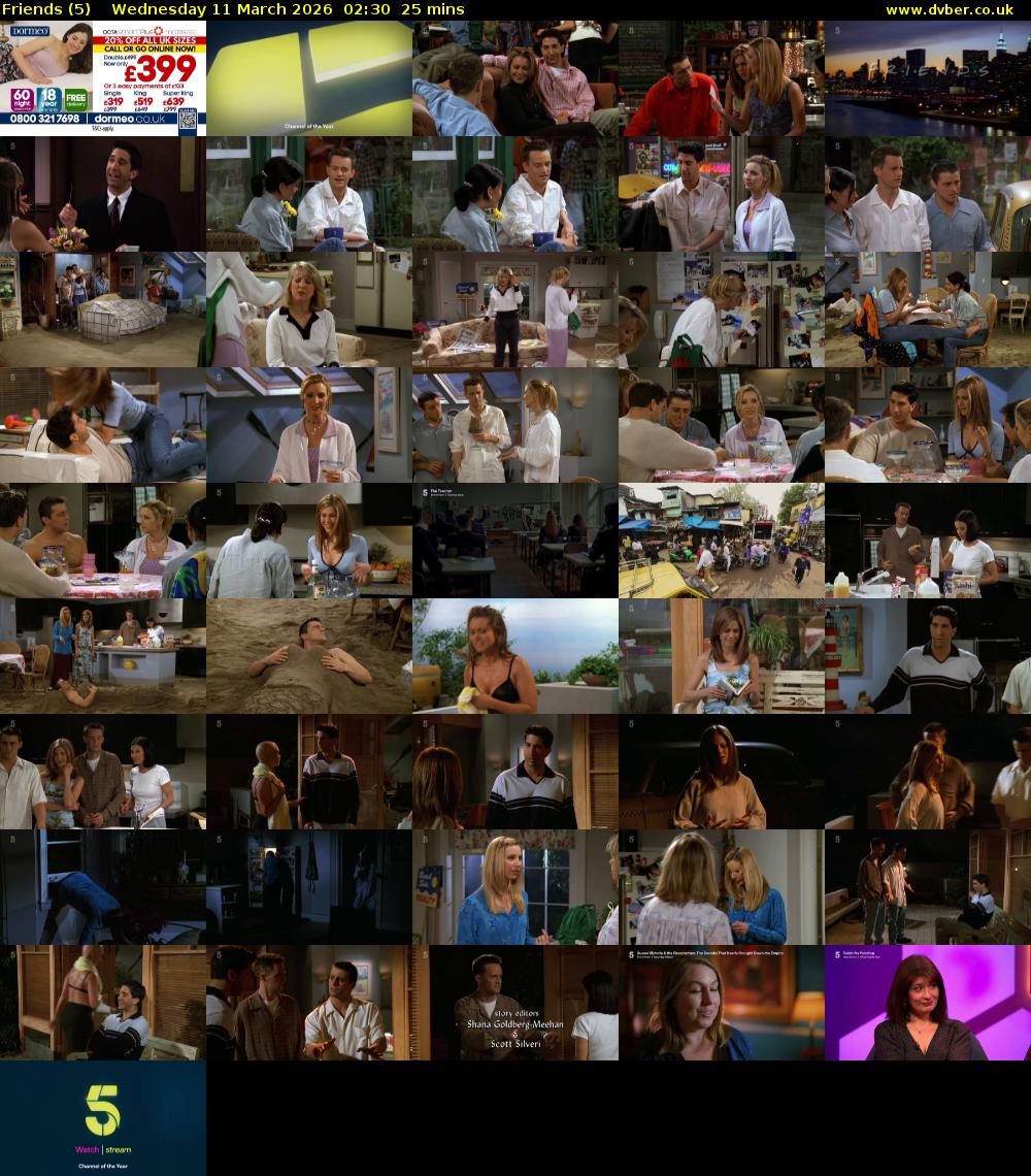 Friends (5) Wednesday 11 March 2026 02:30 - 02:55
