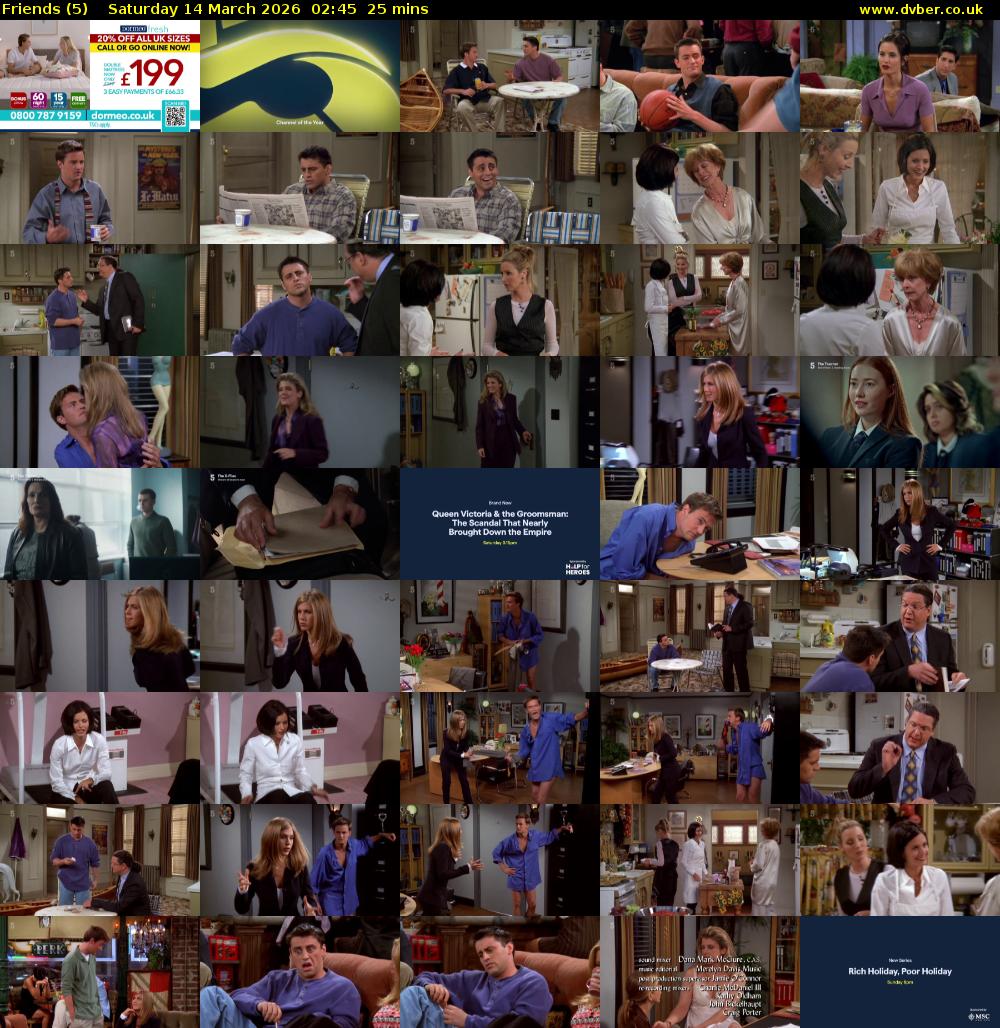 Friends (5) Saturday 14 March 2026 02:45 - 03:10