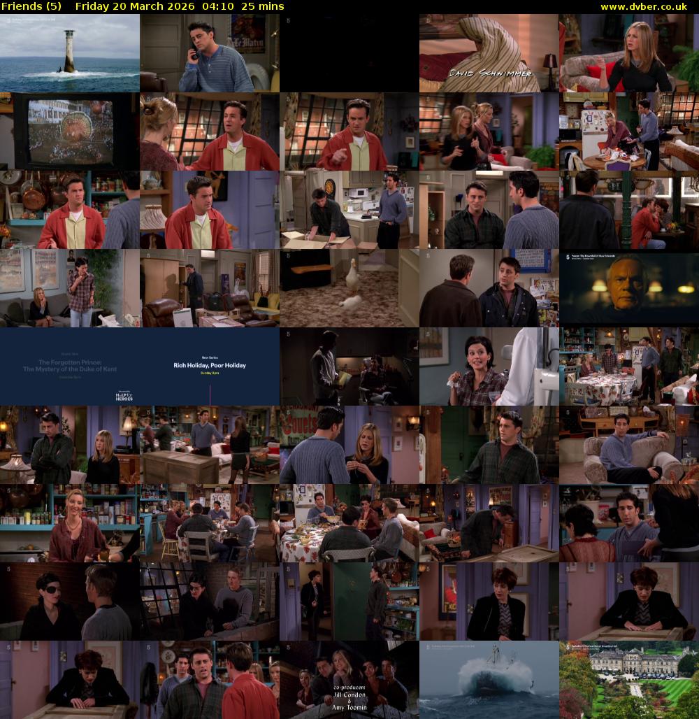 Friends (5) Friday 20 March 2026 04:10 - 04:35
