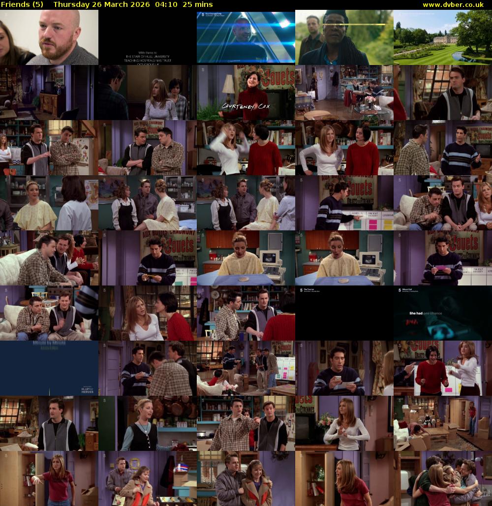 Friends (5) Thursday 26 March 2026 04:10 - 04:35