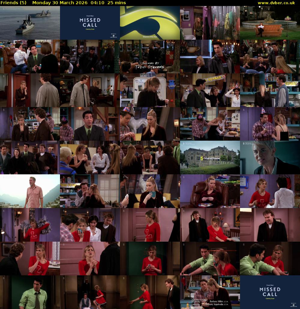 Friends (5) Monday 30 March 2026 04:10 - 04:35