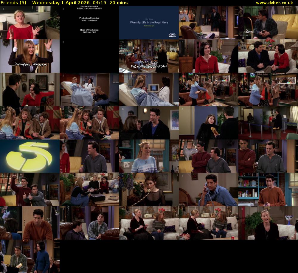 Friends (5) Wednesday 1 April 2026 04:15 - 04:35