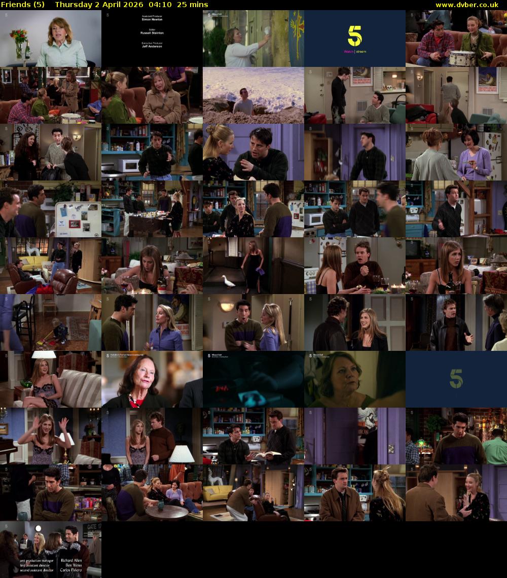 Friends (5) Thursday 2 April 2026 04:10 - 04:35