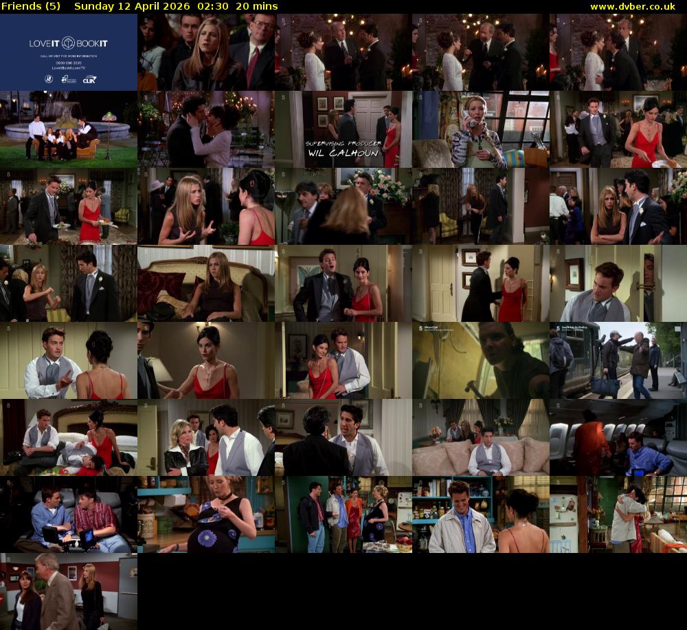 Friends (5) Sunday 12 April 2026 02:30 - 02:50