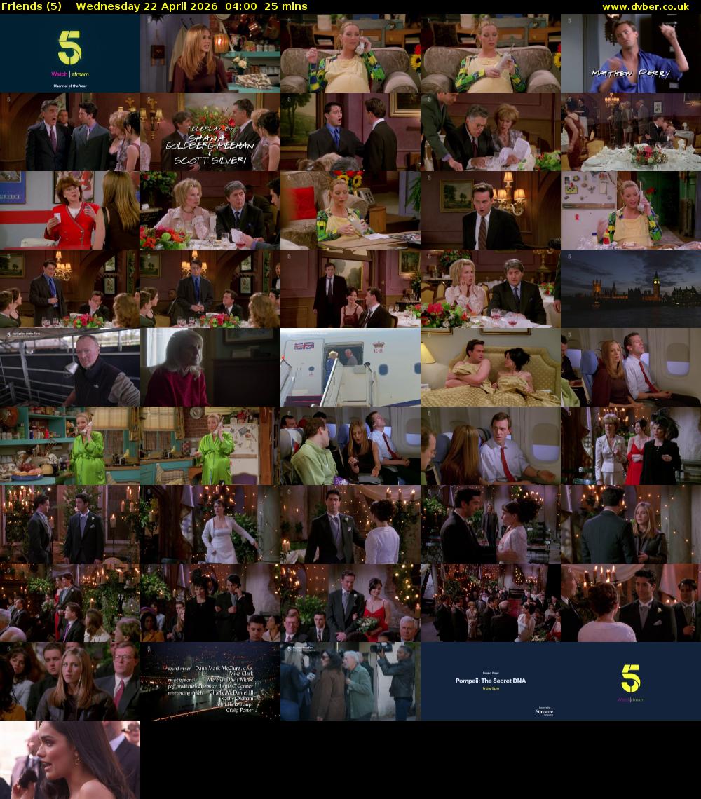 Friends (5) Wednesday 22 April 2026 04:00 - 04:25