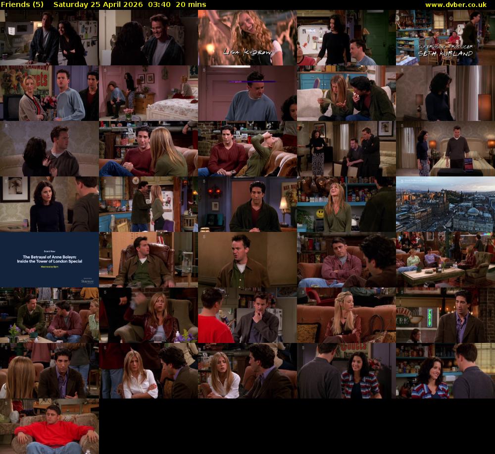 Friends (5) Saturday 25 April 2026 03:40 - 04:00