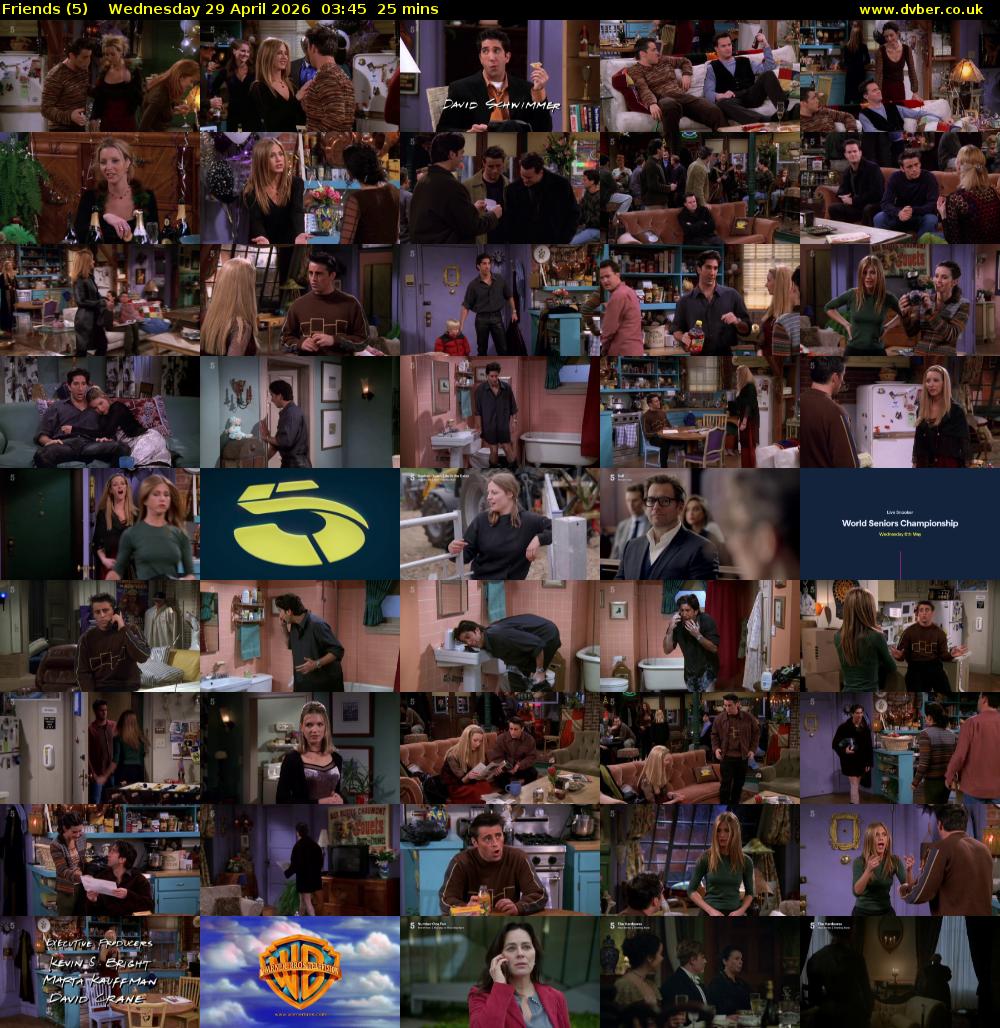 Friends (5) Wednesday 29 April 2026 03:45 - 04:10