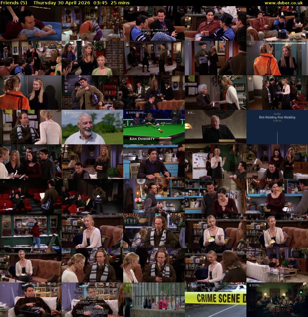 Friends (5) Thursday 30 April 2026 03:45 - 04:10