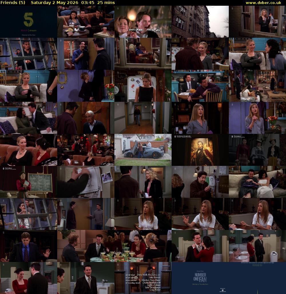 Friends (5) Saturday 2 May 2026 03:45 - 04:10