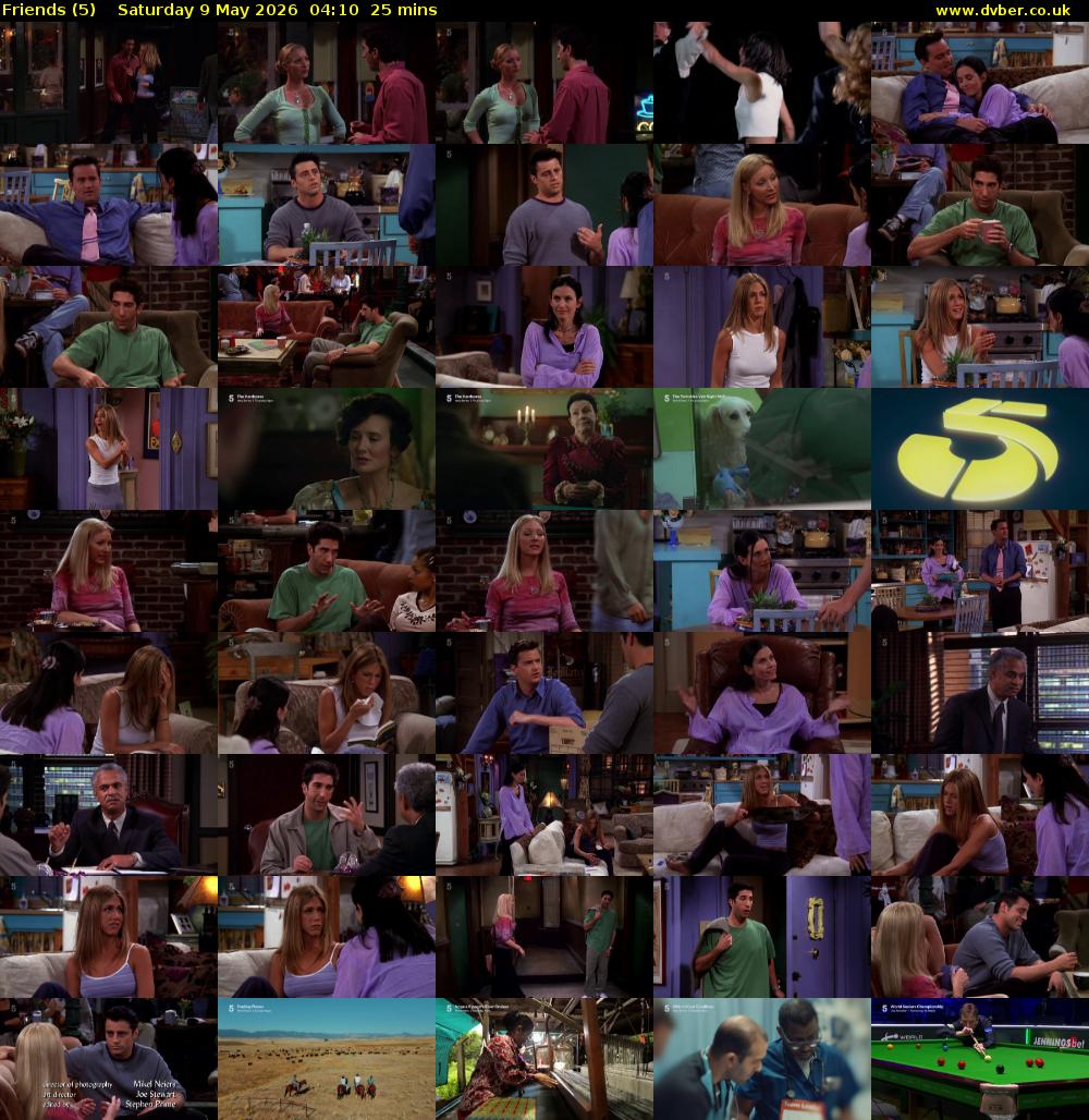 Friends (5) Saturday 9 May 2026 04:10 - 04:35