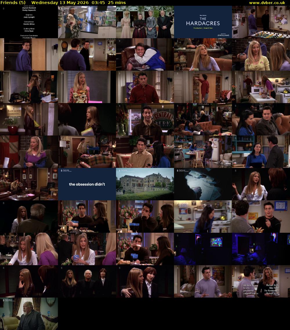 Friends (5) Wednesday 13 May 2026 03:45 - 04:10