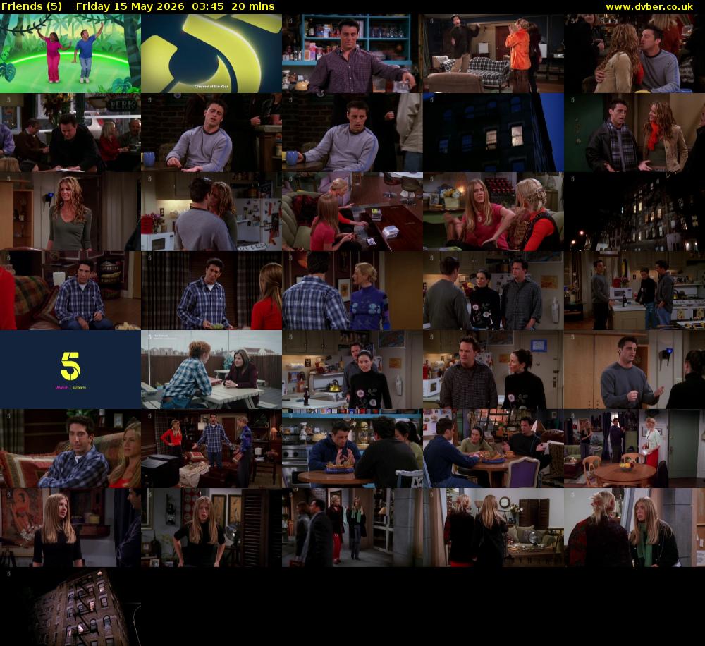 Friends (5) Friday 15 May 2026 03:45 - 04:05