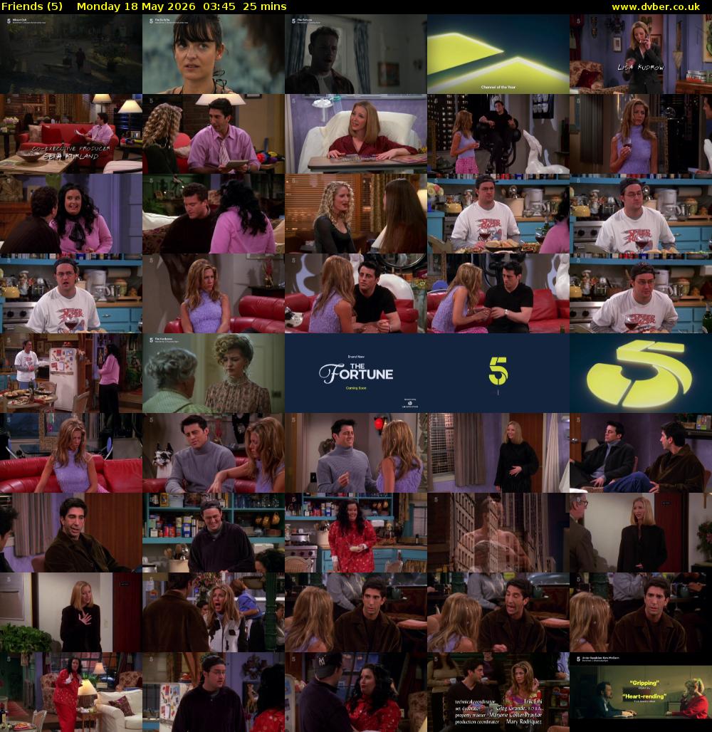 Friends (5) Monday 18 May 2026 03:45 - 04:10