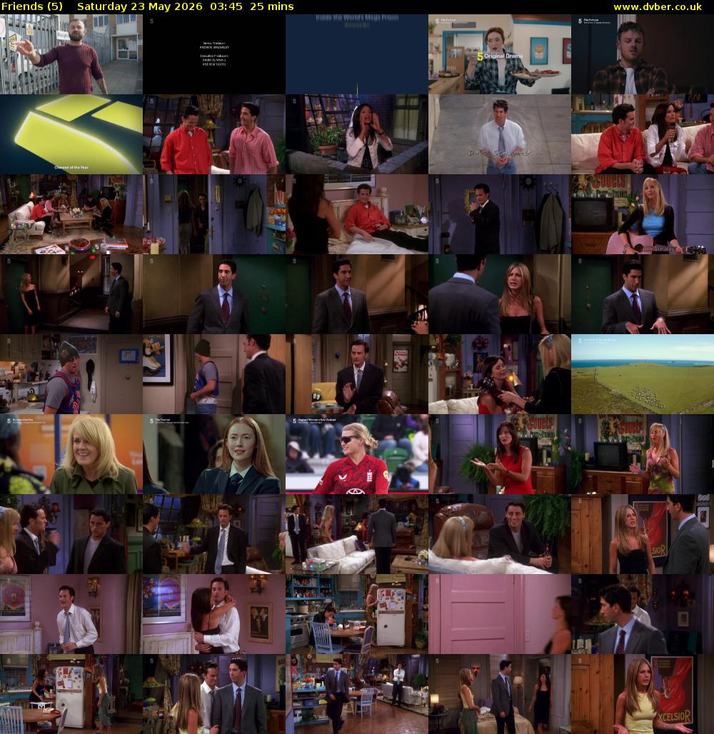 Friends (5) Saturday 23 May 2026 03:45 - 04:10