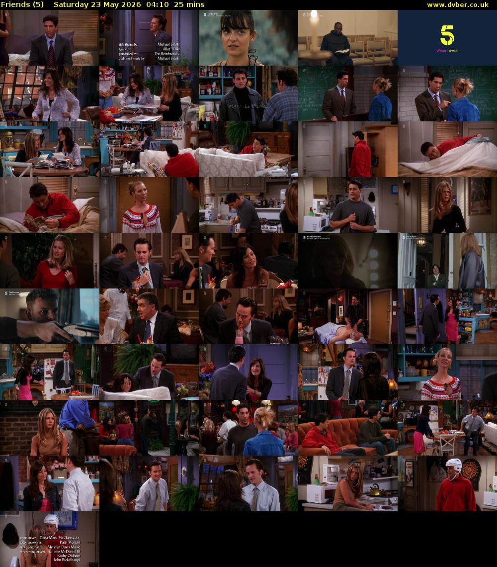 Friends (5) Saturday 23 May 2026 04:10 - 04:35