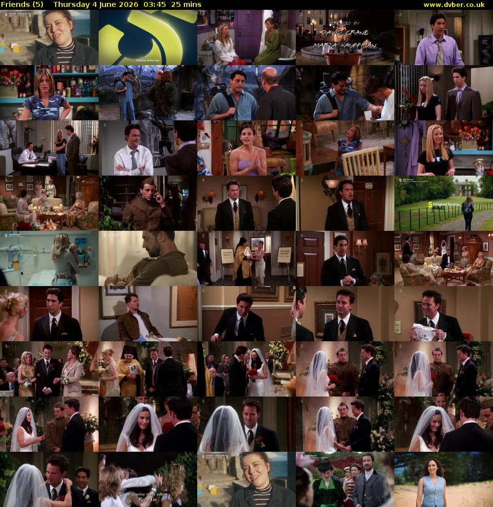 Friends (5) Thursday 4 June 2026 03:45 - 04:10