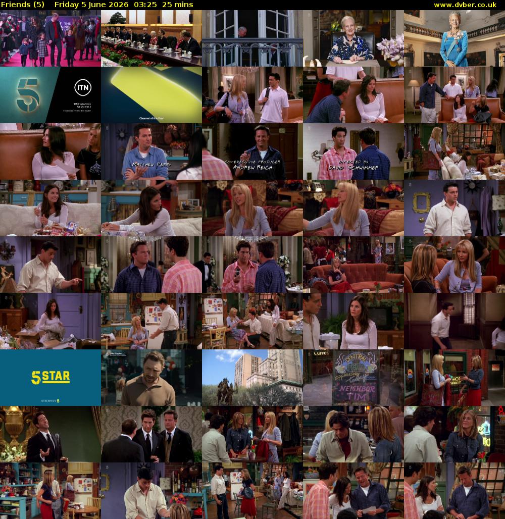Friends (5) Friday 5 June 2026 03:25 - 03:50
