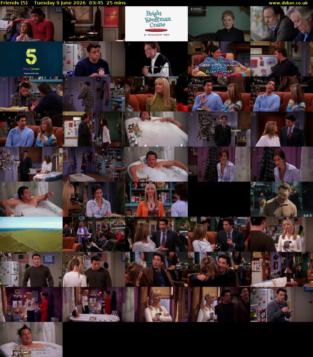Friends (5) Tuesday 9 June 2026 03:45 - 04:10