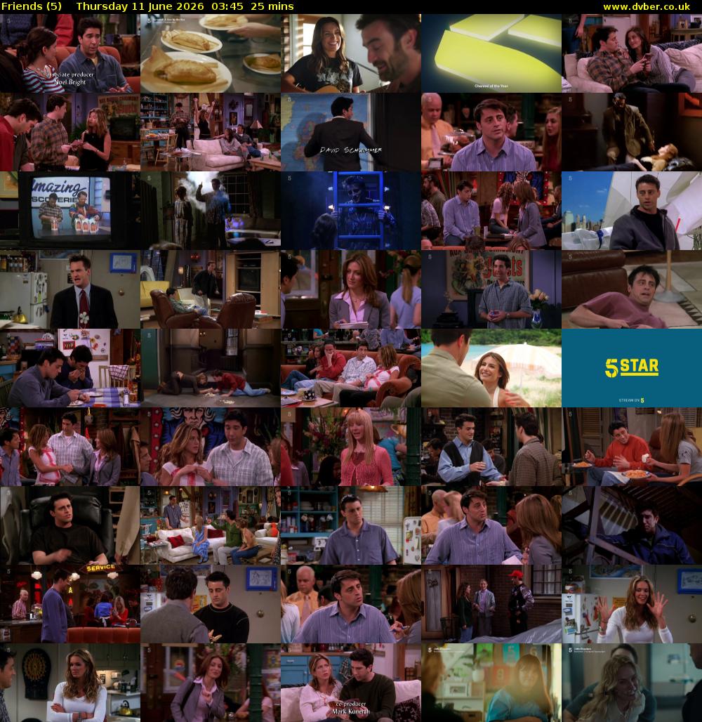 Friends (5) Thursday 11 June 2026 03:45 - 04:10