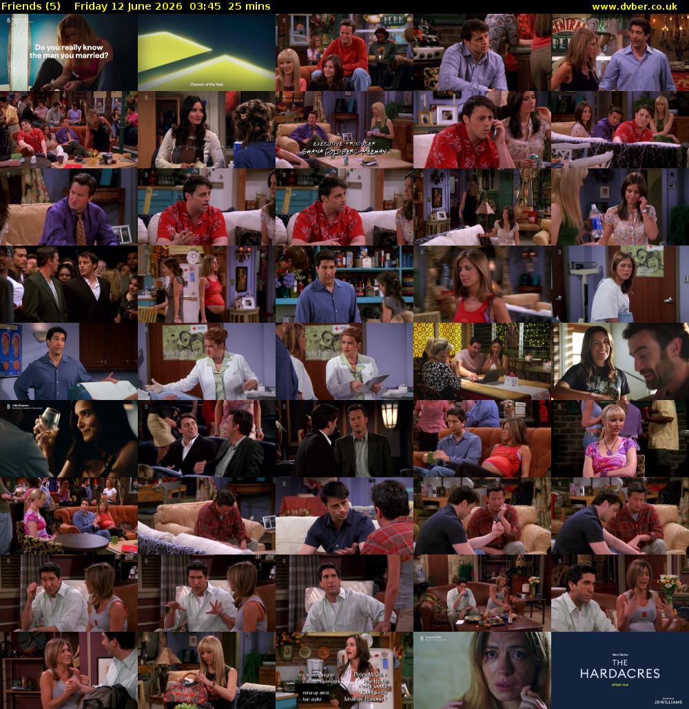 Friends (5) Friday 12 June 2026 03:45 - 04:10