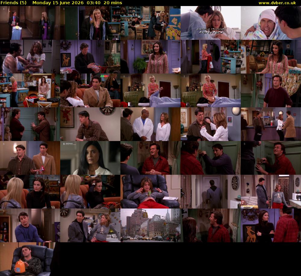 Friends (5) Monday 15 June 2026 03:40 - 04:00