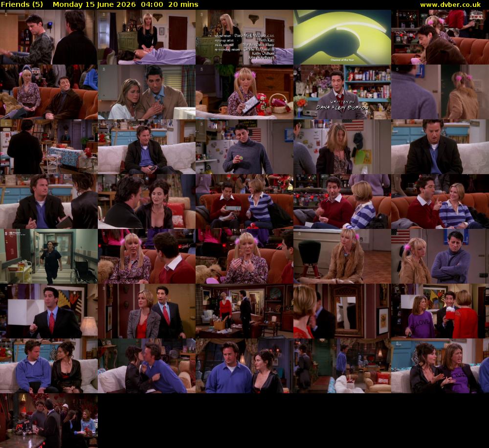 Friends (5) Monday 15 June 2026 04:00 - 04:20