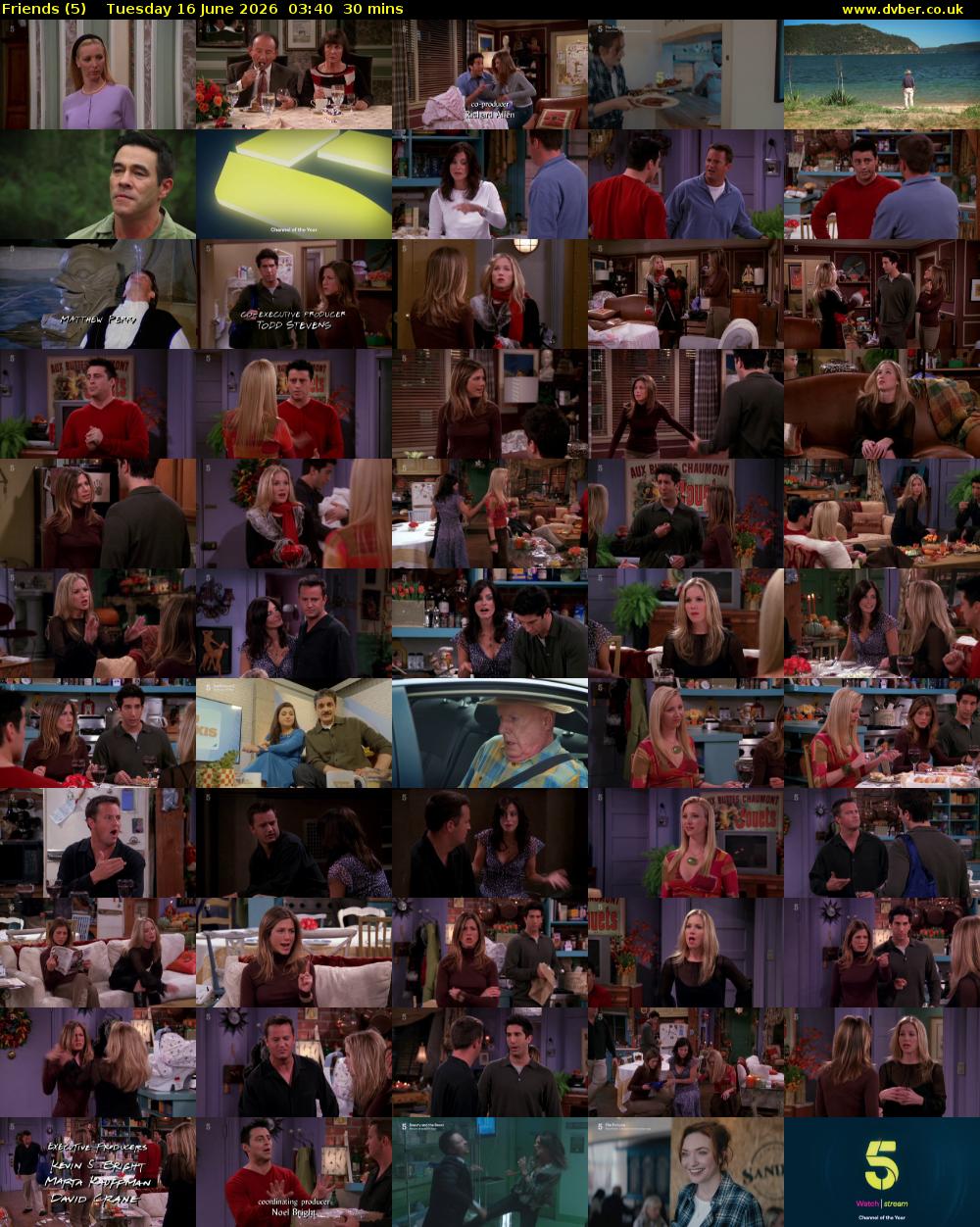 Friends (5) Tuesday 16 June 2026 03:40 - 04:10