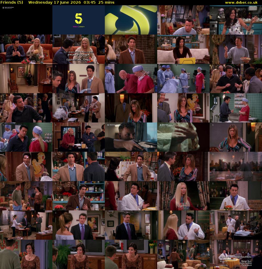 Friends (5) Wednesday 17 June 2026 03:45 - 04:10