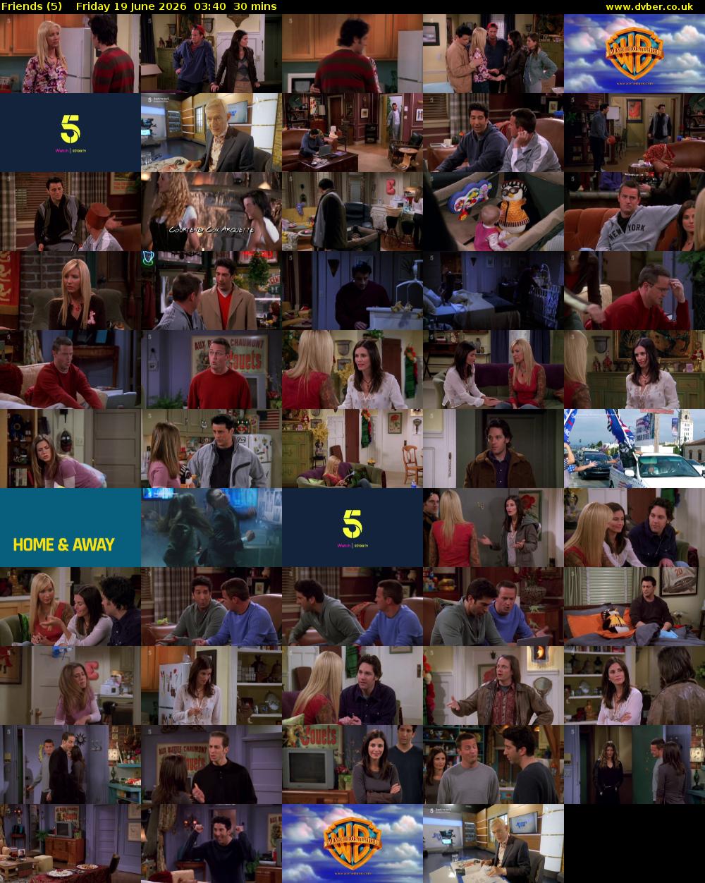 Friends (5) Friday 19 June 2026 03:40 - 04:10