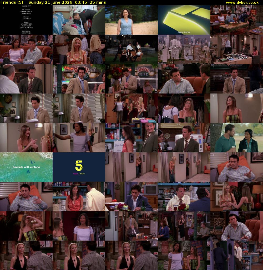 Friends (5) Sunday 21 June 2026 03:45 - 04:10